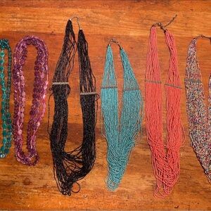 Multicolor Beaded Necklace Set